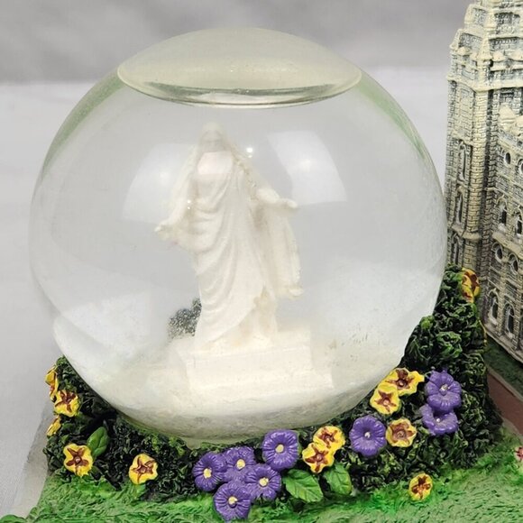Temple Square Salt Lake City Ut Snow Globe Waterball Vintage Collectable Christ - Picture 2 of 10